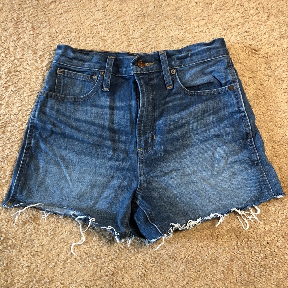 Madewell The Perfect Jean Short Light Wash Size 25